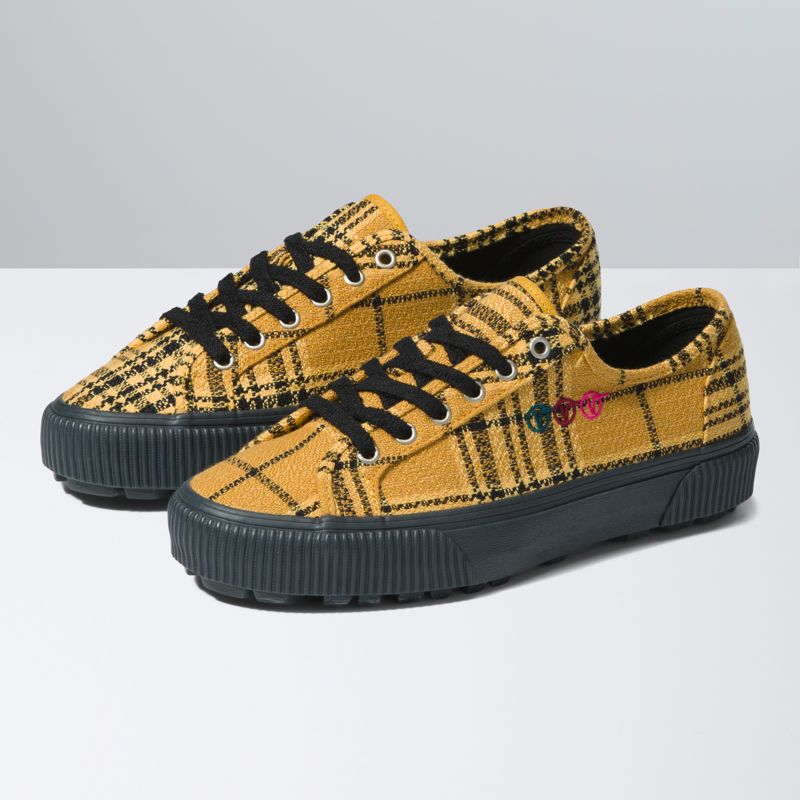 Bajos Vans Vans X Current X Knost Delridge SF Mujer Amarillos | Mexico-WVF052793