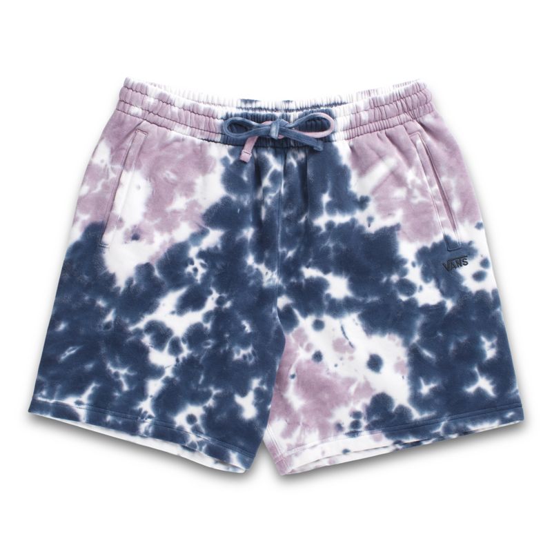 Bermudas Vans Tie Dye Loose Hombre Morados Claro Azules | Mexico-GJR816327