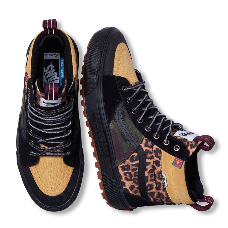 Botas De Snowboard Vans MTE Sk8-Hi 2.0 DX Mujer Leopardo Camuflados | Mexico-XPL534187