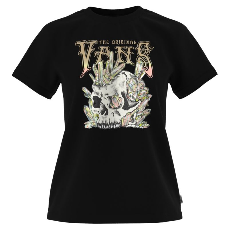 Camiseta Vans Compos Mujer Negros | Mexico-JHS736210