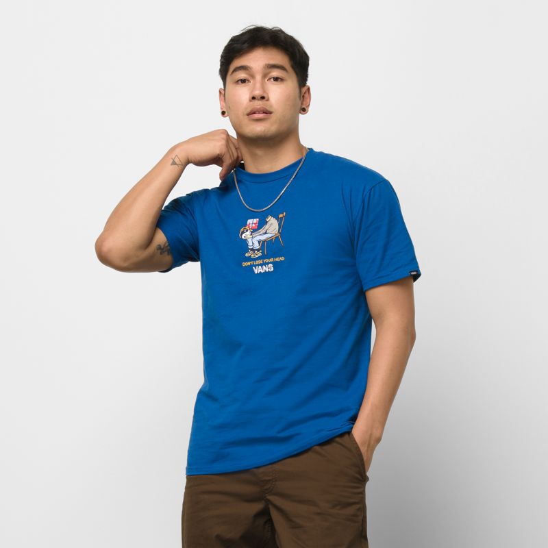 Camiseta Vans Dont Lose Hombre Azules | Mexico-QOE306982