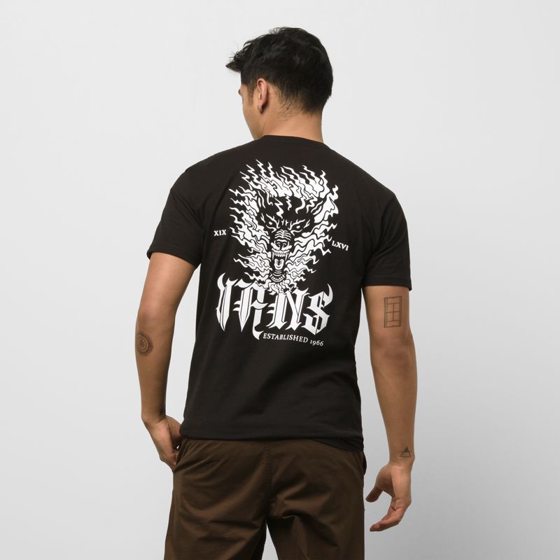 Camiseta Vans Radically Hombre Negros | Mexico-LSU542798