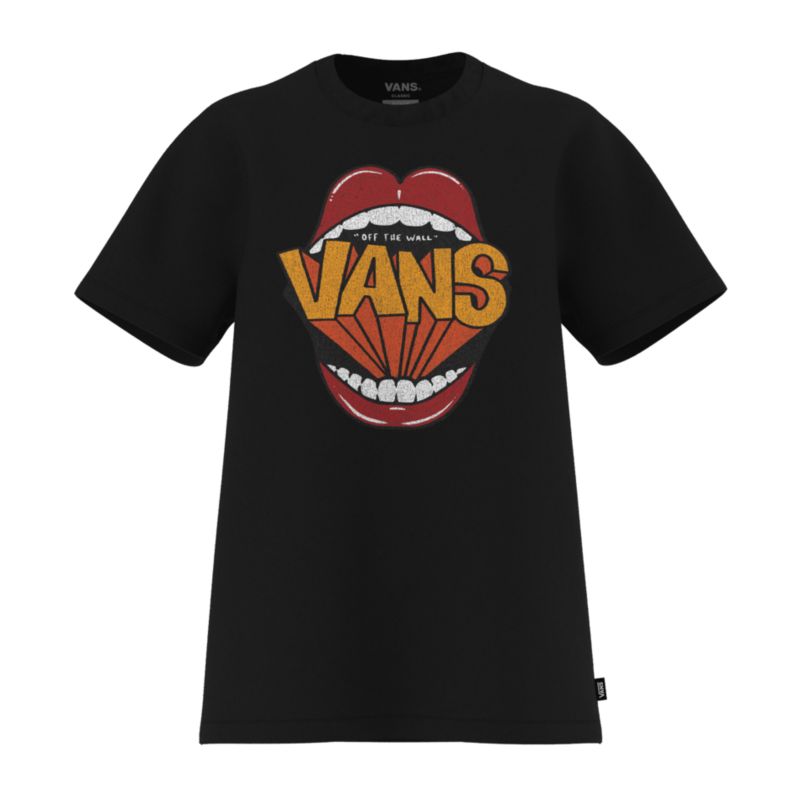 Camiseta Vans Speak Up Mujer Negros | Mexico-UZQ839267