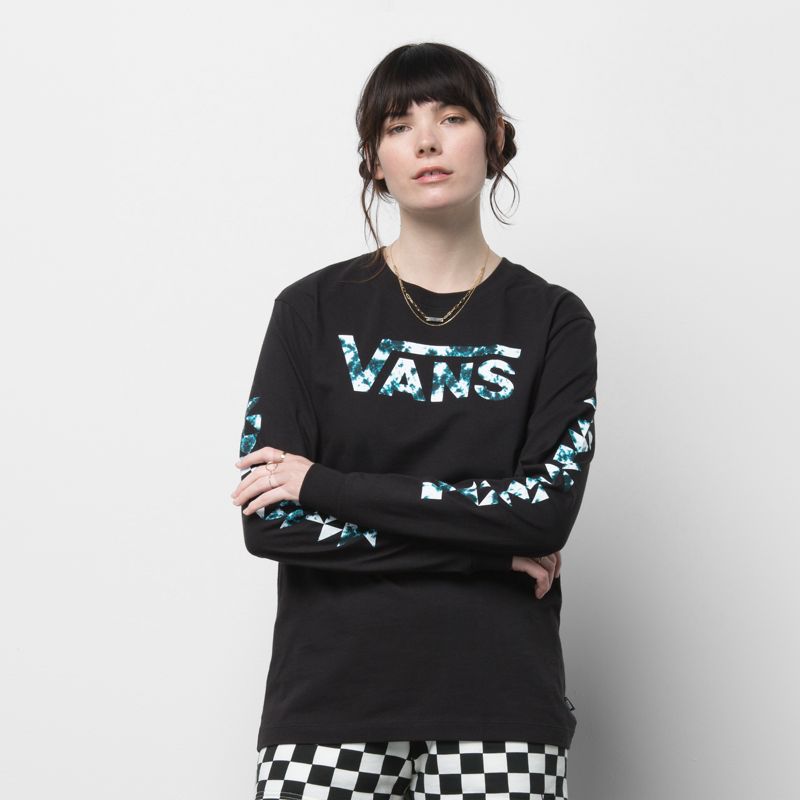 Camiseta Vans Toodlez Mujer Negros | Mexico-BEI025478