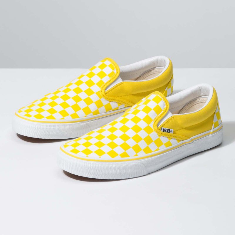 Mocassins Vans Checkerboard Anchos Mujer Azules | Mexico-UHV749268