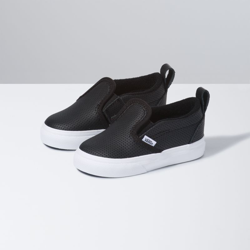 Mocassins Vans Classic Niños Negros Blancos | Mexico-RGD148607