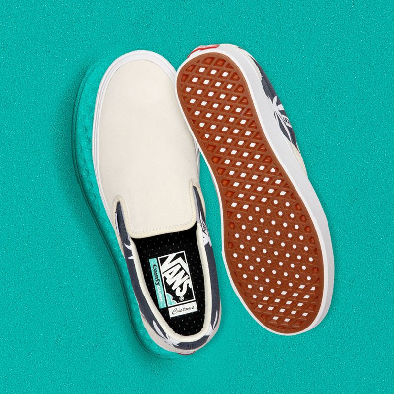 Mocassins Vans ComfyCush Mujer Blancos | Mexico-GHA518069