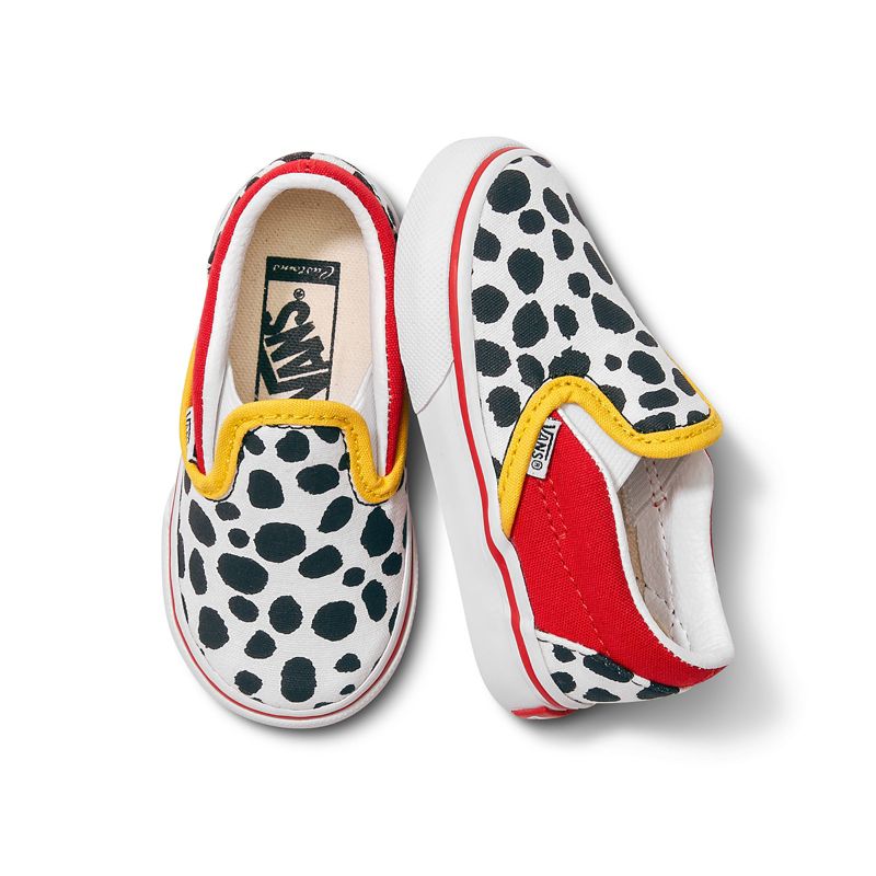 Mocassins Vans Dalmatian Niños Negros Blancos Rojos | Mexico-CYJ126584