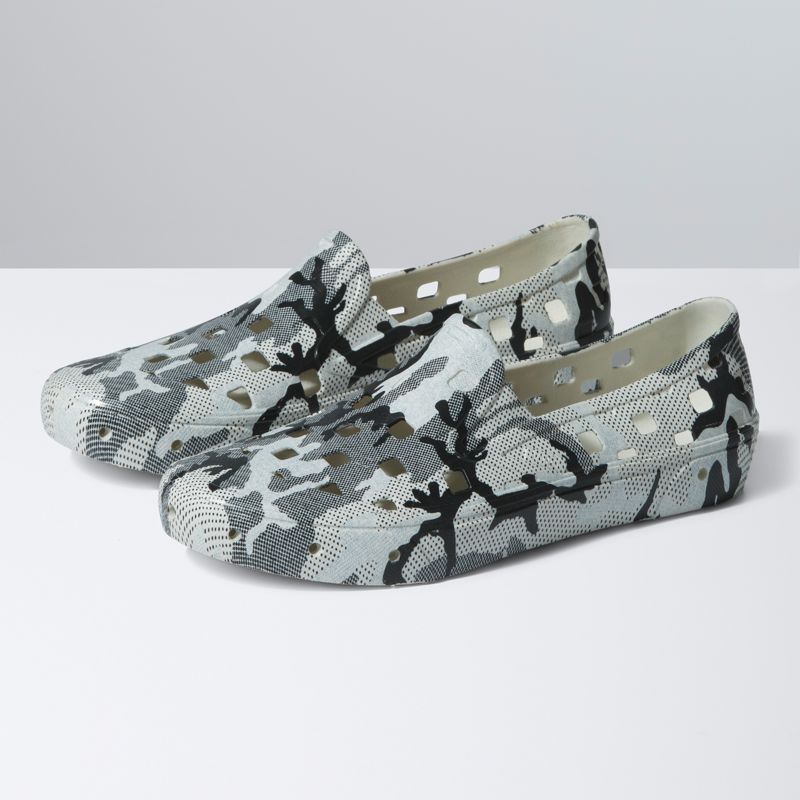 Mocassins Vans TRK Mujer Camuflados Negros | Mexico-KJW925476