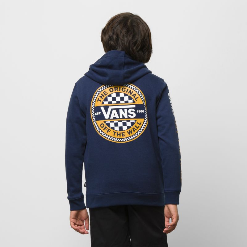 Niño Grande Vans Circle Vee Niños Azules | Mexico-SZU570964