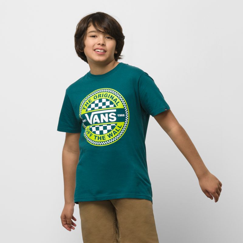 Niño Grande Vans Seasonal Niños Turquesa Oscuro | Mexico-VLR356240