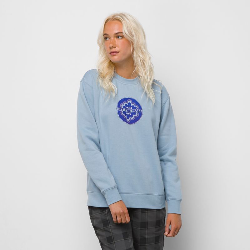 Pullover Vans My Cloud Mujer Grises Azules | Mexico-RSZ672398