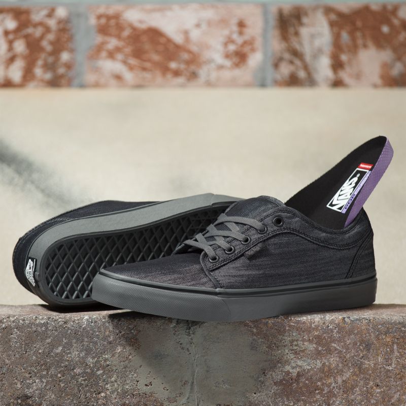 Tenis Skate Vans Chukka Low Hombre Grises Negros | Mexico-YJU791456