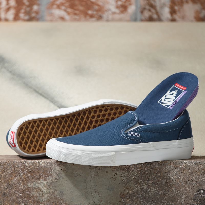 Tenis Skate Vans Wrapped Hombre Azules Oscuro | Mexico-DBH371425