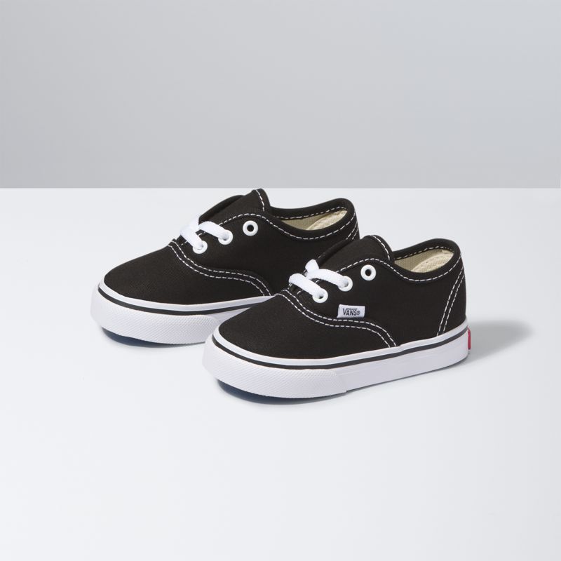 Tenis Vans Authentic Niños Negros | Mexico-FDW973021