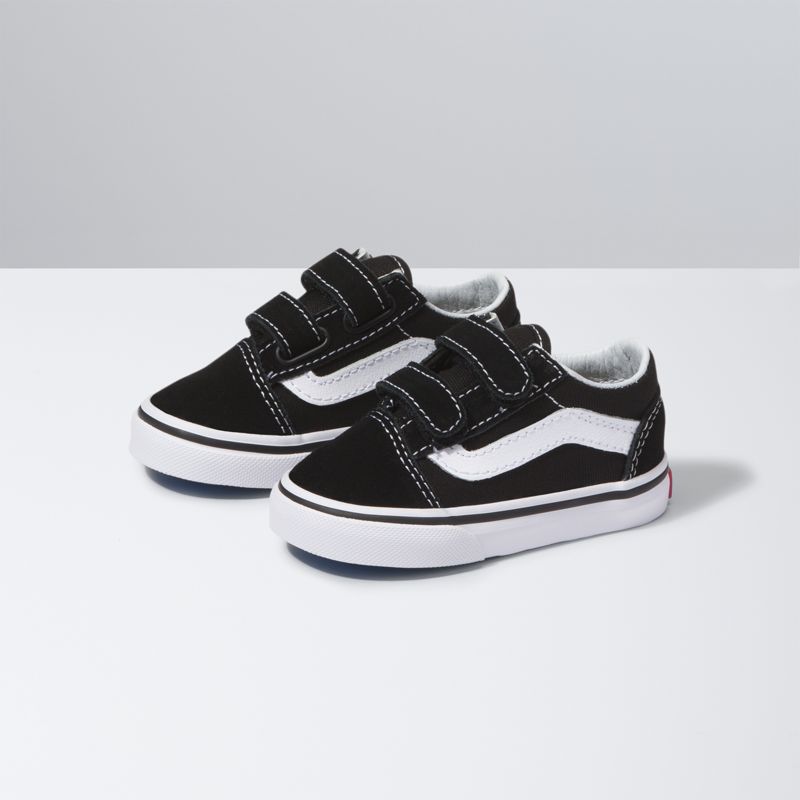 Tenis Vans Old Skool V Niños Negros | Mexico-VQL674923