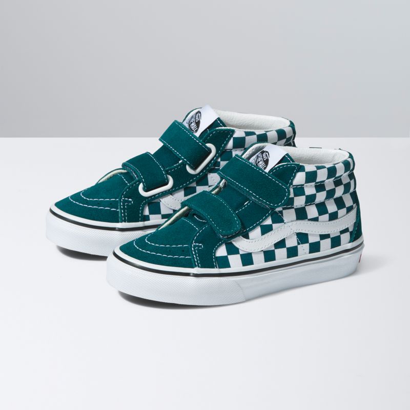 Tenis Vans Sk8-Mid Reissue Niños Turquesa Oscuro | Mexico-ZPJ706214