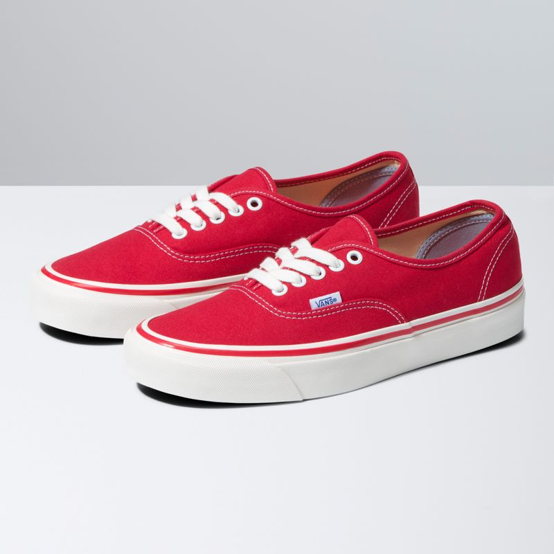 Zapatos del Barco Vans Authentic 44 Deck DX Mujer Rojos | Mexico-CIT829674